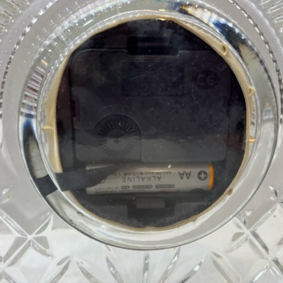 Shannon Lead Crystal Mantle CLOCK Hand Crafted Designs of Ireland Quartz 11.5x7" - Picture 5 of 11